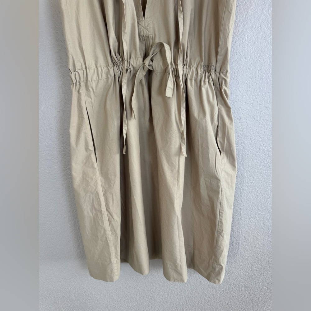 Room 502 Jessica Kaftan Dress in Beige Cotton size 10 42 $445 - Picture 5 of 15